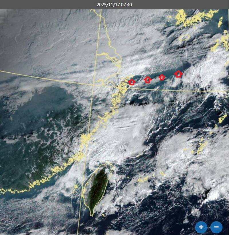 冷空氣最先鋒位置曝! 今晚起降溫冷到週四晨 低溫下探13度