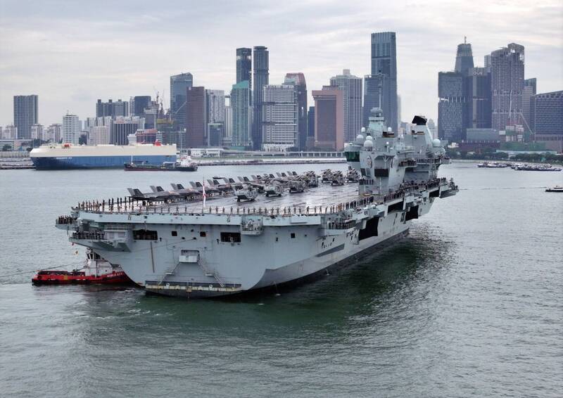 英威爾斯親王號航艦地中海演訓 宣告達完全作戰能力