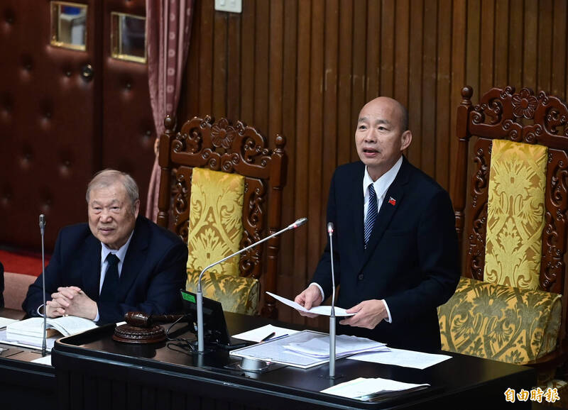 韓國瑜宣佈「馬太鞍溪重建特別預算」付委 明財政委員會審查
