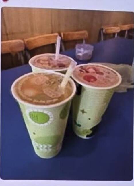 網友PO到台南某家水果行，買3杯果汁750元。（圖擷自網路）