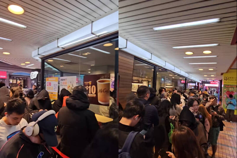 麥當勞奶昔復活+周邊開賣 網見排隊人潮驚呼：奶昔之亂