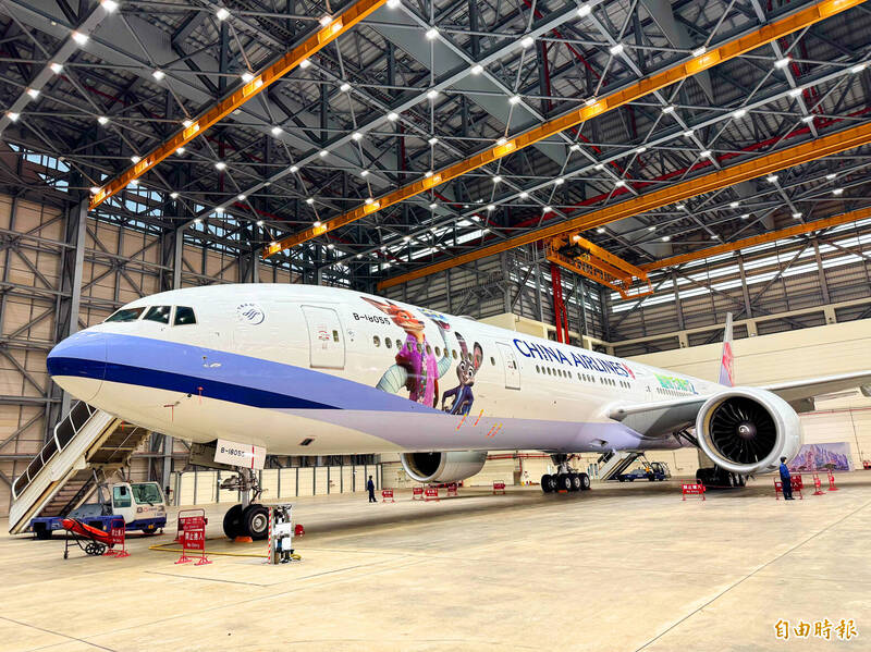《TAIPEI TIMES》 China Airlines launches Disney-themed aircraft