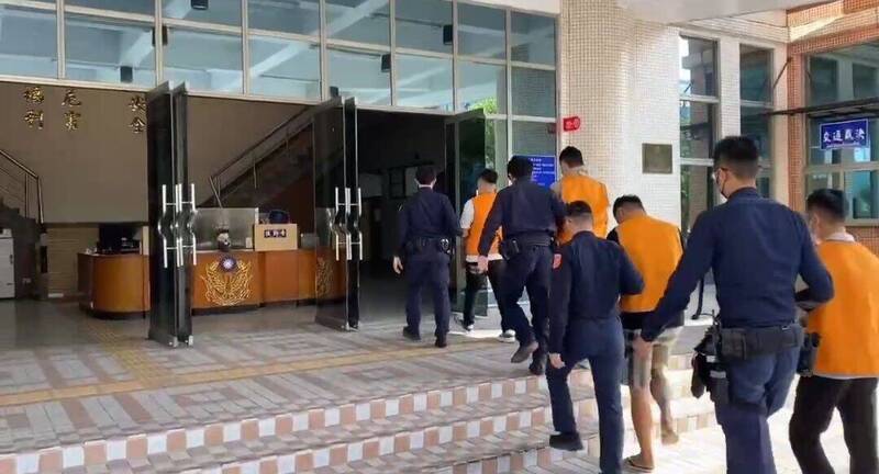 事发后警方陆续将涉案的张男等8人逮获送办。（警方提供）