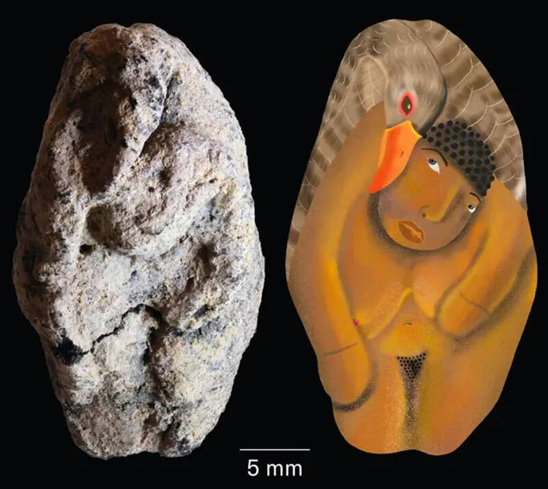 罕見！ 以色列出土1萬2000年前陶偶 疑見最早「人獸交」場景
