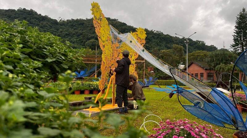 士林官邸菊展跨界合作  15主題展區花藝之美