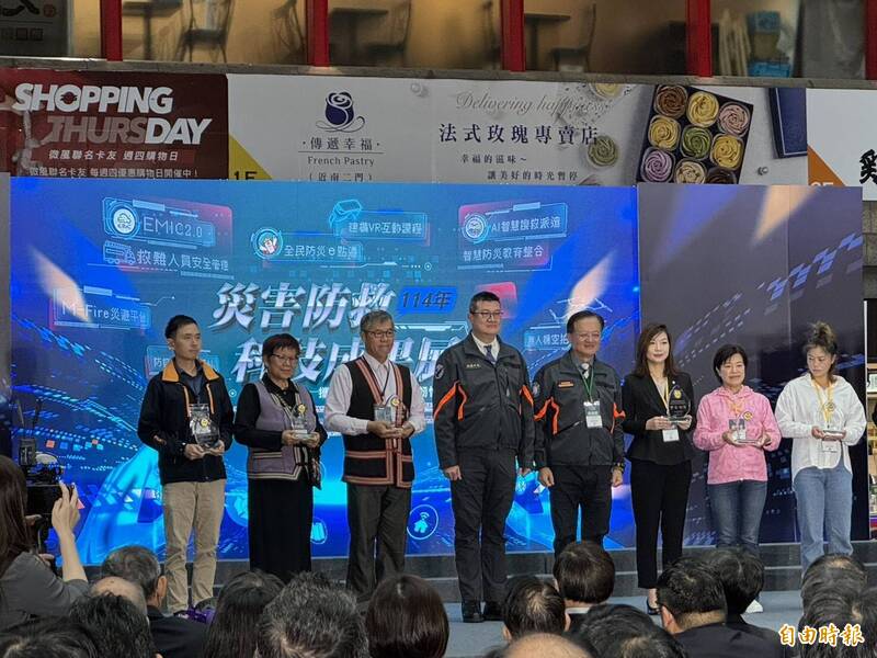 消防成果展 及時撤離災民大馬村長王梓安獲獎