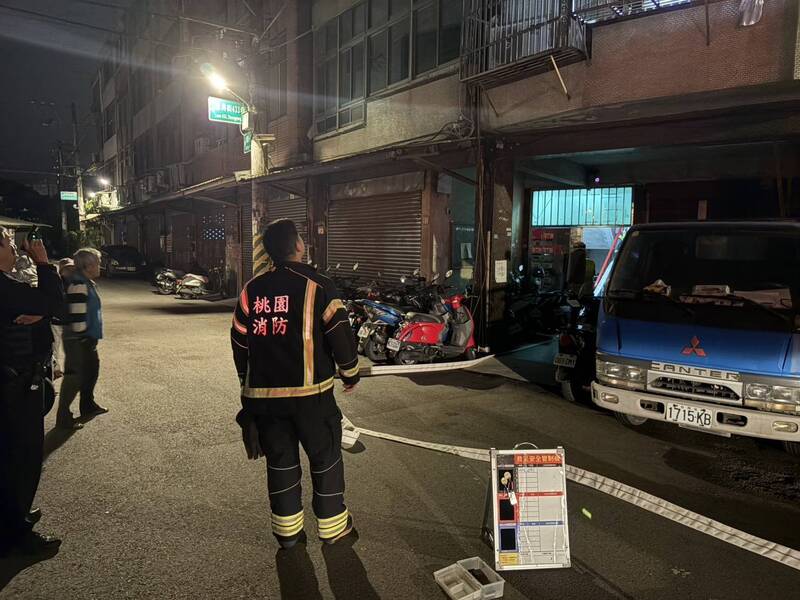 桃園八德民宅火警  68歲老翁葬生火窟