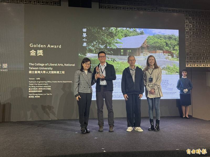 全國產木材《金瑞田嬰小屋》 奪台北設計獎「城市設計金獎」