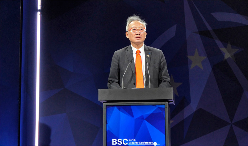 柏林安全會議演說 吳志中︰台歐共同抵禦威權