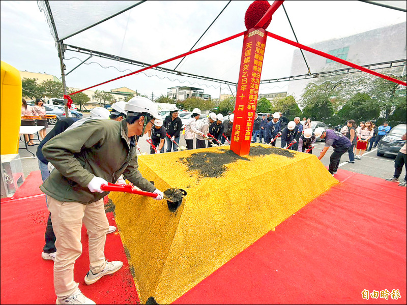 中央補助6億 虎尾青埔分洪道開工