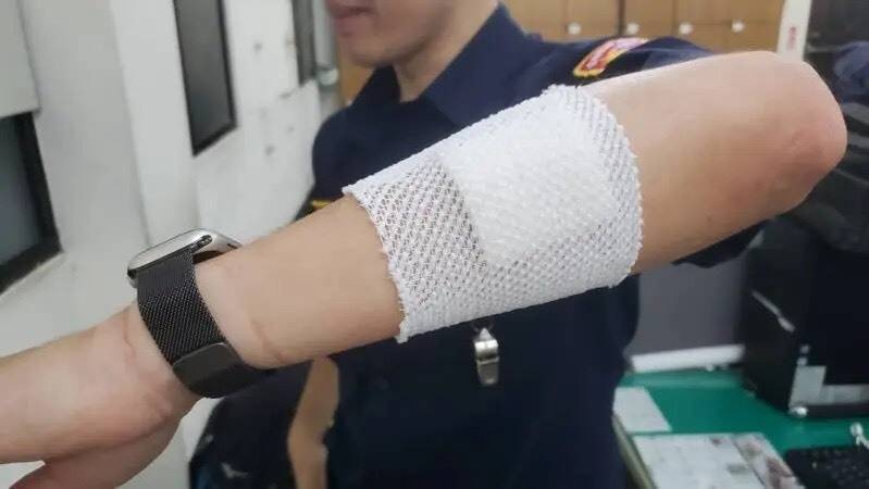 台中醉男襲警！返爭執現場持玻璃杯砸警濺血 酒醒後不停道歉