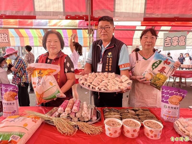 高樹農會族群融合米食饗宴 147號米壽司、66尺長初露克免費吃