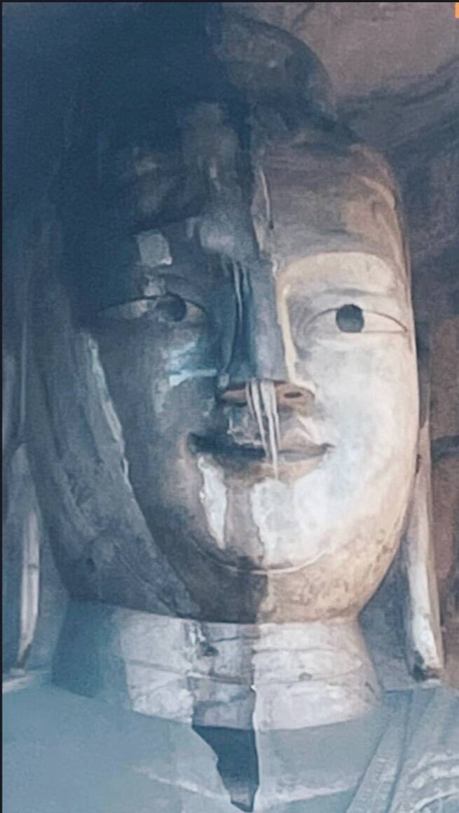 佛祖也敵不過寒流？ 雲岡石窟佛像「流鼻涕」網路瘋傳