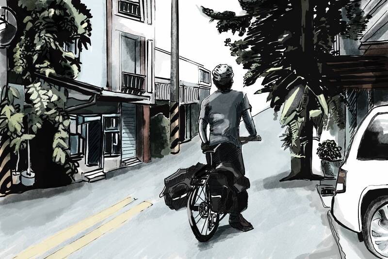 騎士不斷踏上環島旅程 騎自行車感受台灣人情味與溫暖