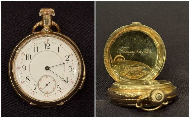 時間永遠停在沉沒一刻！ 鐵達尼號富商金懷錶賣出創紀錄天價