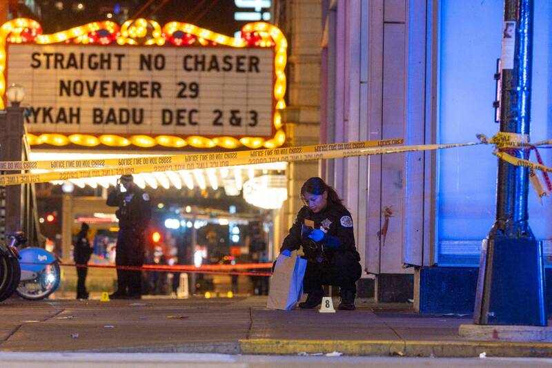 美芝加哥市中心連傳2起槍擊 釀青少年1死8傷