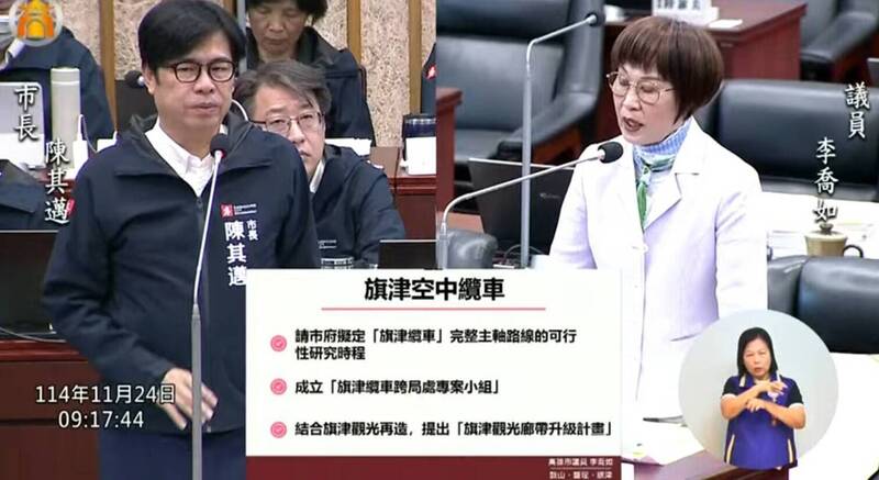 議員重提旗津空中纜車計畫 陳其邁允跨局處評估