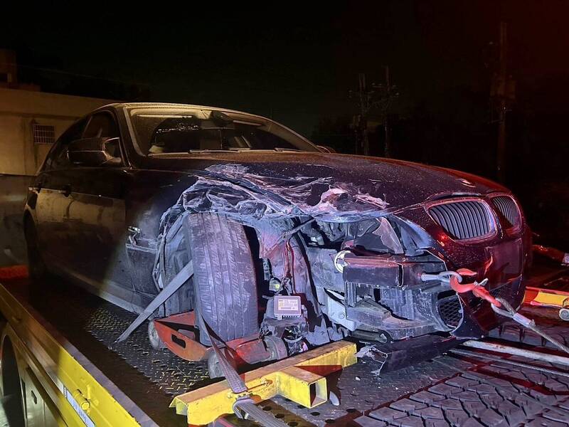 查到了!國8安定段撞車後開溜 警掌握肇逃BMW駕駛身分