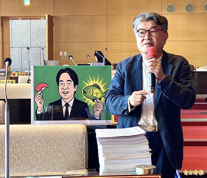 賴清德吃壽司挺日本水產 台中議員竟轟「假借日本有事要幫忙」亂來