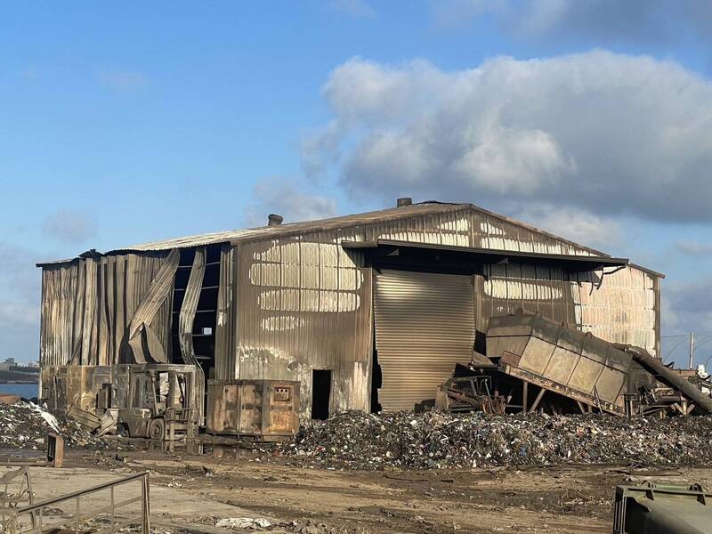 澎湖紅羅垃圾掩埋場再傳火警  及時撲滅災情未擴大