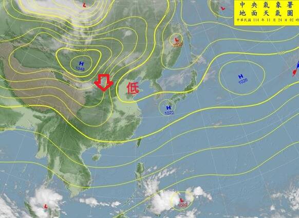 冷空氣襲來 鄭明典曬1圖:台灣降溫有感且後續還有冷高壓!