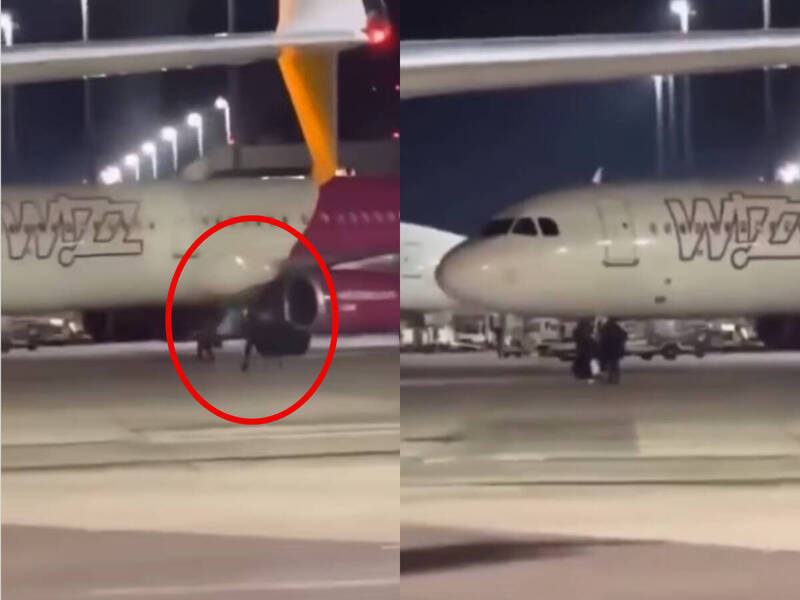 電影情節上演！2男子錯過登機「衝進停機坪」 竟揮手肉身攔飛機