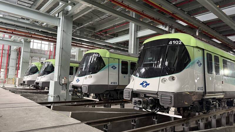 萬大線第1期修正計畫等2年終解凍 累計7列車運抵金城機廠