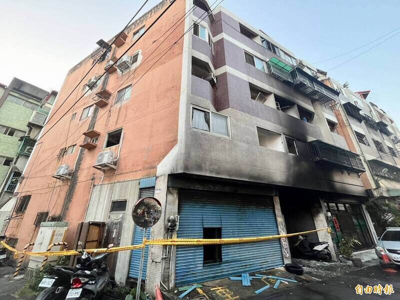 彰化住宅大樓17傷火災 起火點機車疑遭縱火1女到案否認