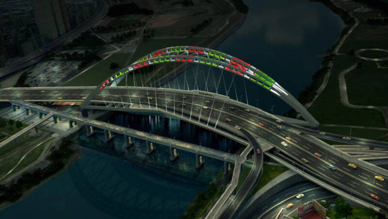 重現網溪泛月美景!川端橋整建明年7月完工 中正橋打燈四季節日變色