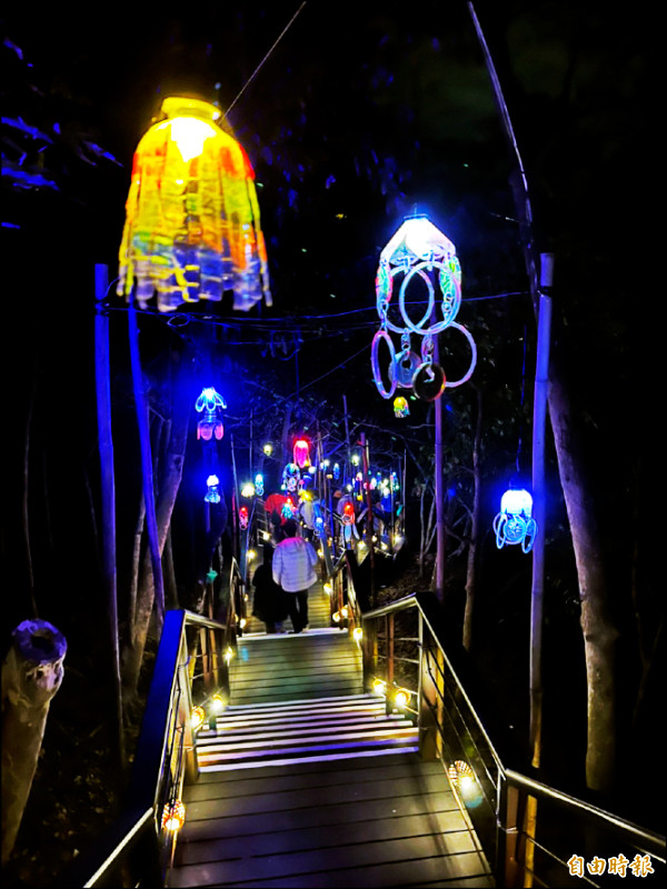 《全國最美山林燈節》龍崎空山祭 14組光影藝術迎賓