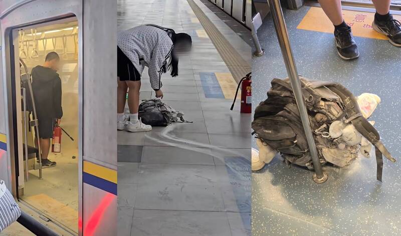 台鐵區間車學生「行動電源冒煙」 列車延誤