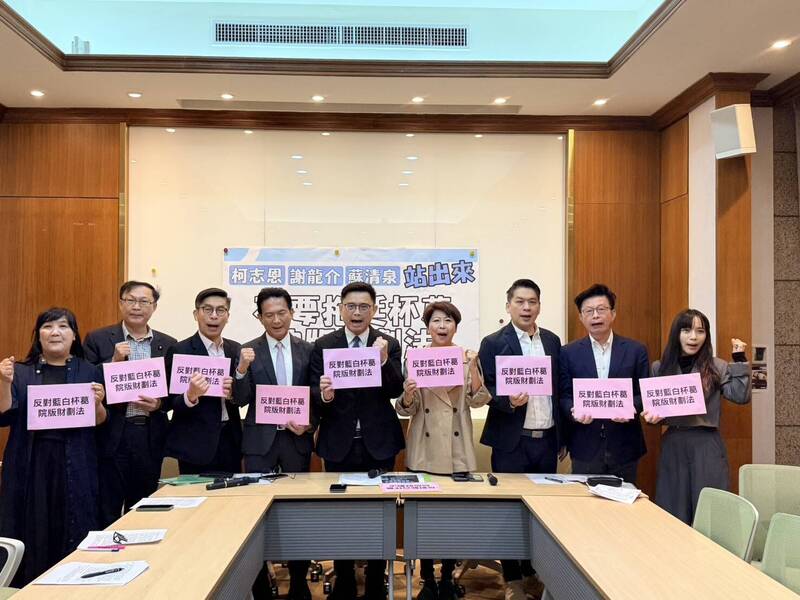 9綠委點名高南屏藍營首長參選人 籲速審院版財劃法