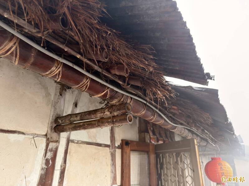 老屋结构可见，充满口味却明显保护得宜。（记者刘人玮摄）