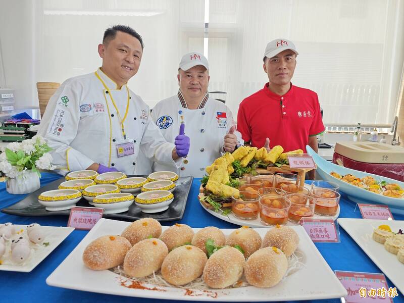 糕餅、點心變身宴席佳餚 台南食品業辦桌推廣烘焙
