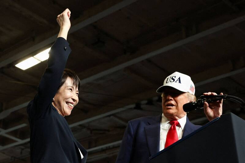 美日通話「談得非常好」 川普讚高市：將成為偉大的領導人