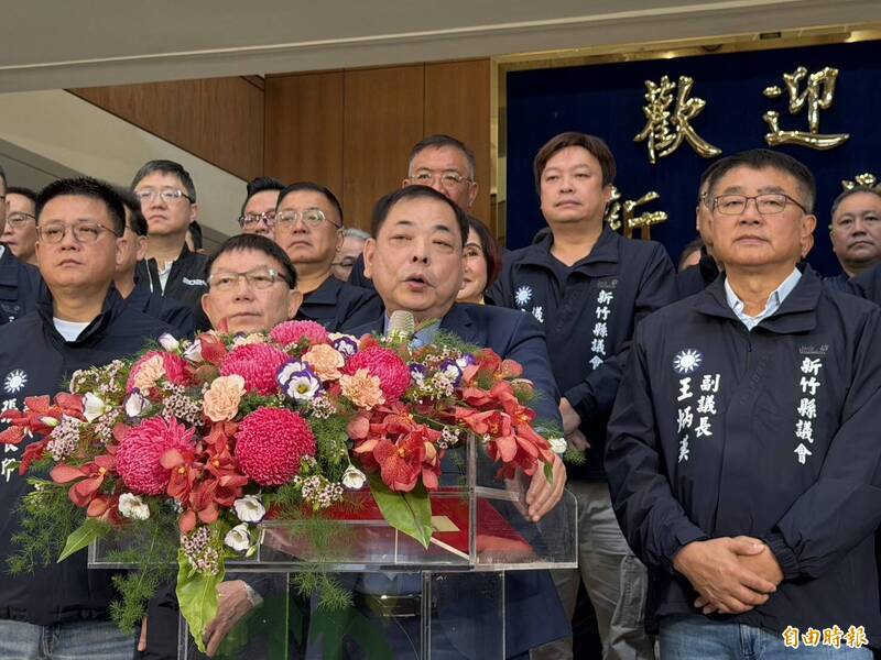 鄭朝鐘站台挺陳見賢選竹縣長 鄭朝方：我管不住他