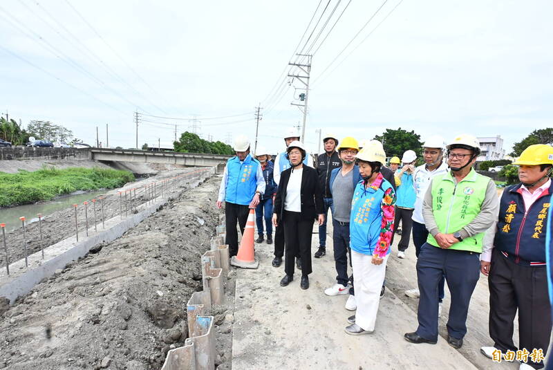 7月豪雨沖垮路基 田尾正義橋上游啟動3842萬復建工程
