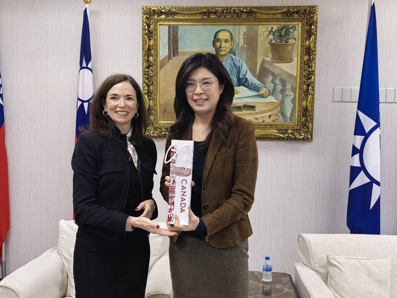 加拿大辦事處會晤鄭麗文 重申「一中政策」下支持台海和平穩定