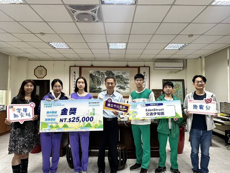 AI科技減少車禍！竹高勇奪山城黑客松金獎