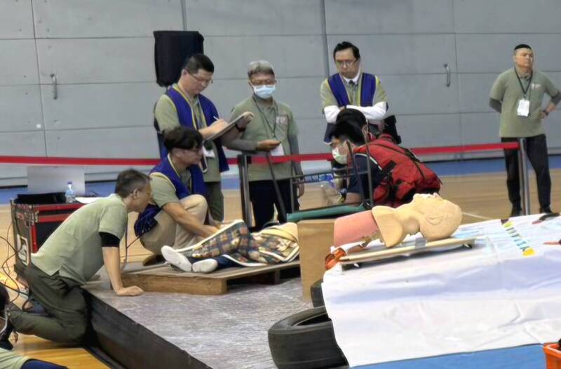 全國模擬實境呼吸道插管競賽 南投消防員非六都第一