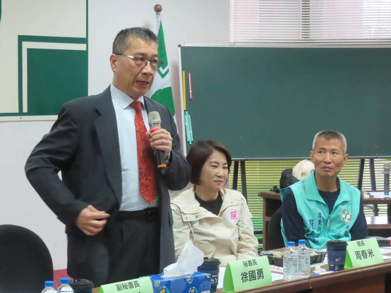 2026選舉 徐國勇屏東喊「開出亮麗成績單」、周春米：爭取連任一定要贏