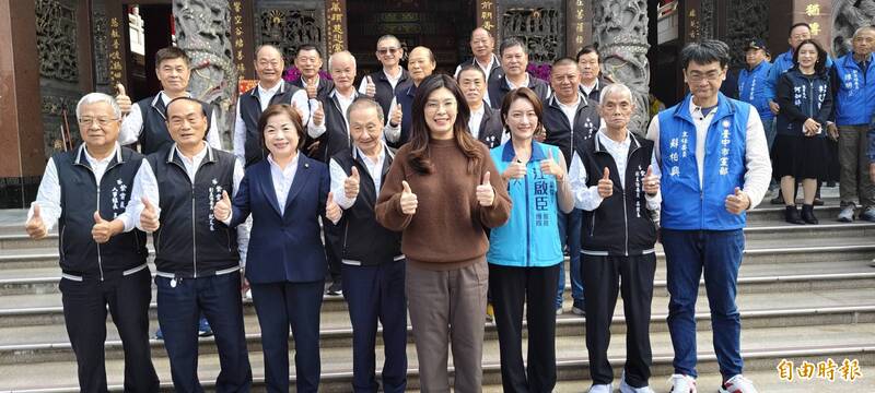 參戰台中市長拚初選！楊瓊瓔喊準備好了 同框「未來市長夫人」