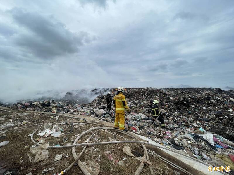 澎湖紅羅垃圾場大火 焚化爐興建爭議再掀論戰