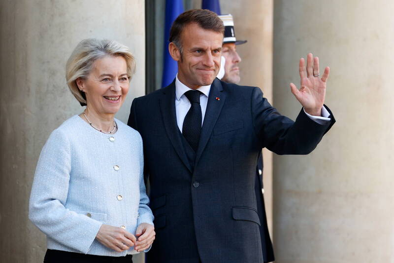 馬克宏下週訪中 促習對台避免任何「升級」局勢的行動 馮德萊恩罕見未隨行