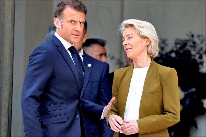 馬克宏下週訪中 馮德萊恩破例不跟