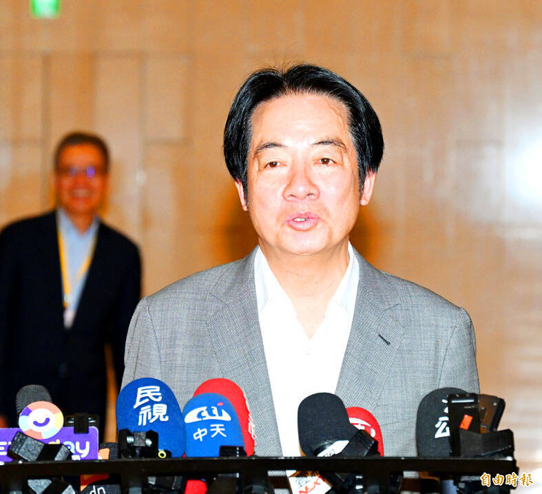 《TAIPEI TIMES》 Lai says willing to share policies with legislature