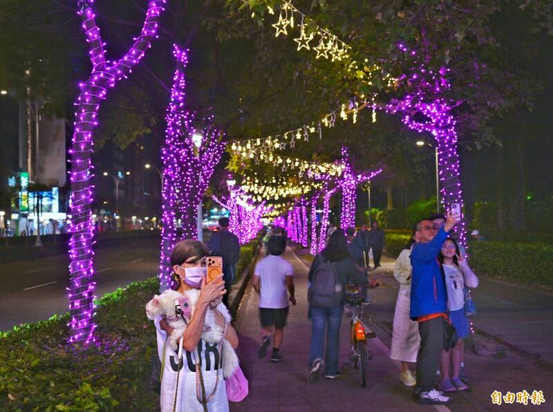 「台北耶誕愛無限」點燈！大安森林公園、新生南路燈海超浪漫