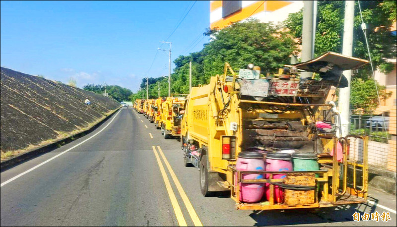 台中文山、烏日焚化廠歲修 后里廠垃圾車塞爆