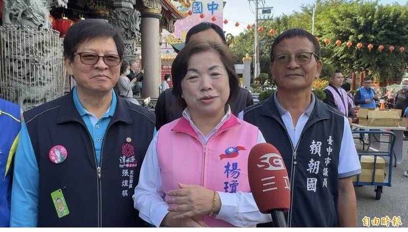 楊瓊瓔提前宣布選台中市長 原來是媒體「問」出來的