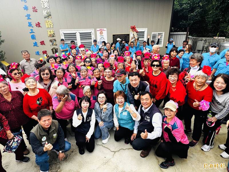 感念先父林榮三 實業家林芯嬡捐建溪口疊溪樂齡食堂